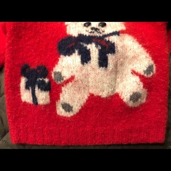Vintage Berek 100% Wool Hand Knitted Kids Sweater - Picture 5 of 7